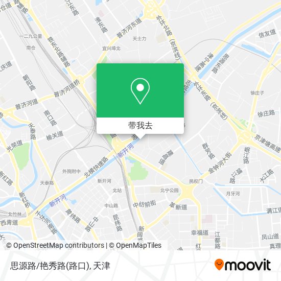 思源路/艳秀路(路口)地图
