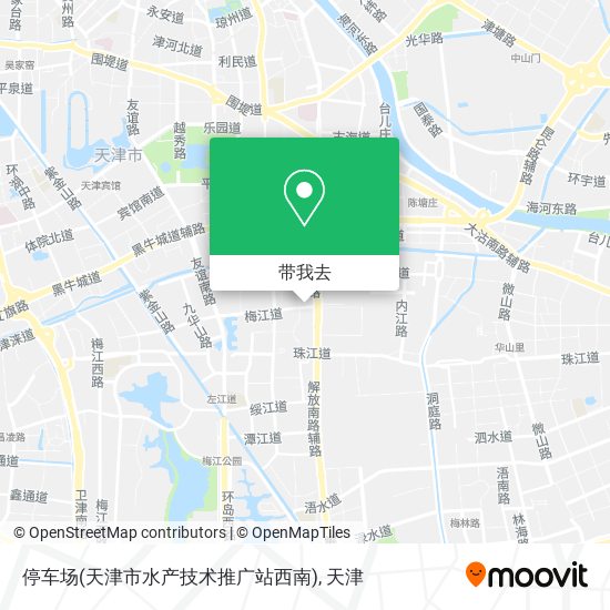 停车场(天津市水产技术推广站西南)地图