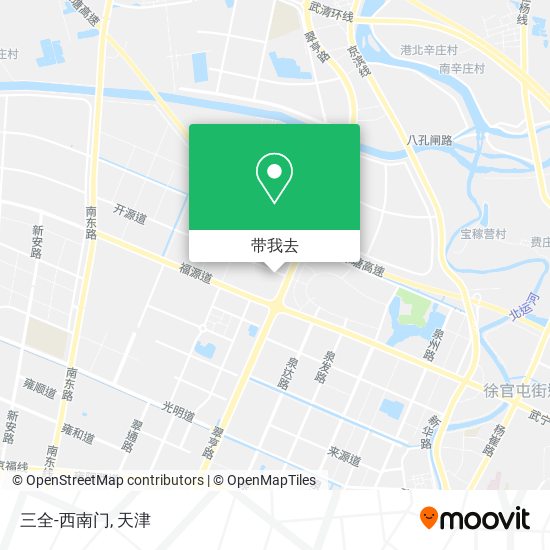 三全-西南门地图