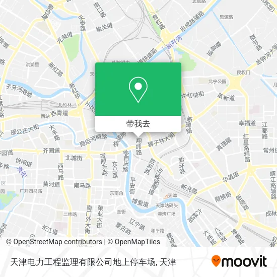 天津电力工程监理有限公司地上停车场地图