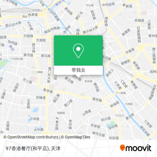 97香港餐厅(和平店)地图