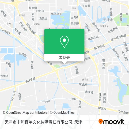 天津市中和百年文化传媒责任有限公司地图