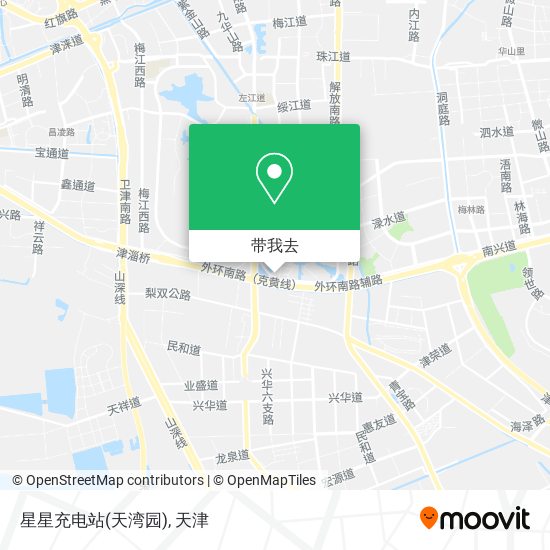 星星充电站(天湾园)地图