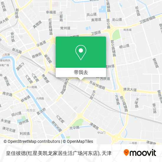 皇佳彼德(红星美凯龙家居生活广场河东店)地图