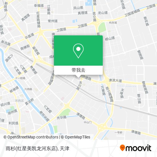 雨杉(红星美凯龙河东店)地图