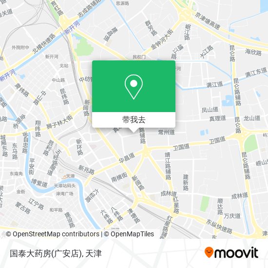 国泰大药房(广安店)地图
