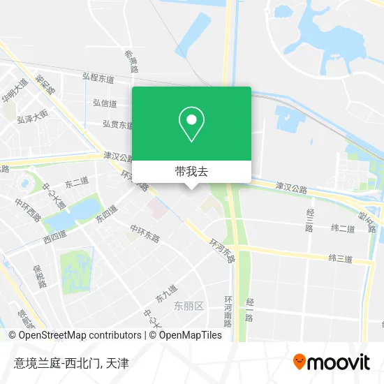 意境兰庭-西北门地图