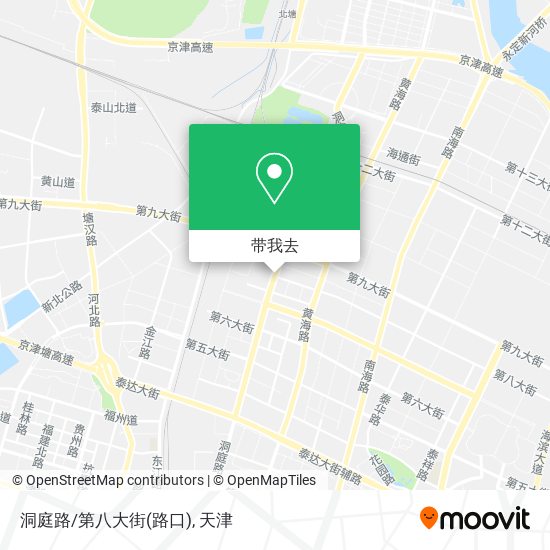 洞庭路/第八大街(路口)地图
