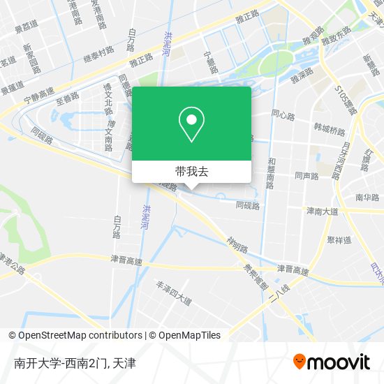 南开大学-西南2门地图