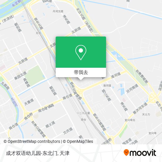 成才双语幼儿园-东北门地图