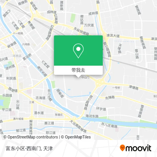 富东小区-西南门地图