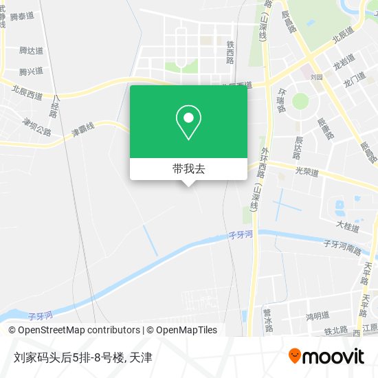 刘家码头后5排-8号楼地图