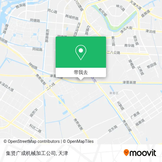 集贤广成机械加工公司地图
