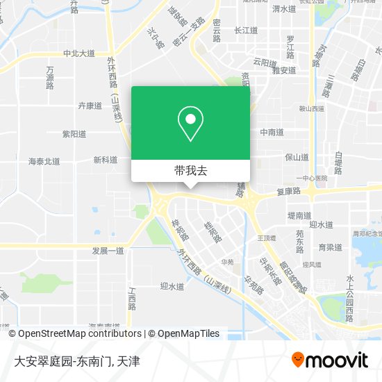 大安翠庭园-东南门地图