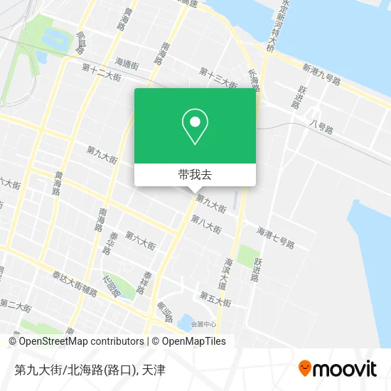 第九大街/北海路(路口)地图