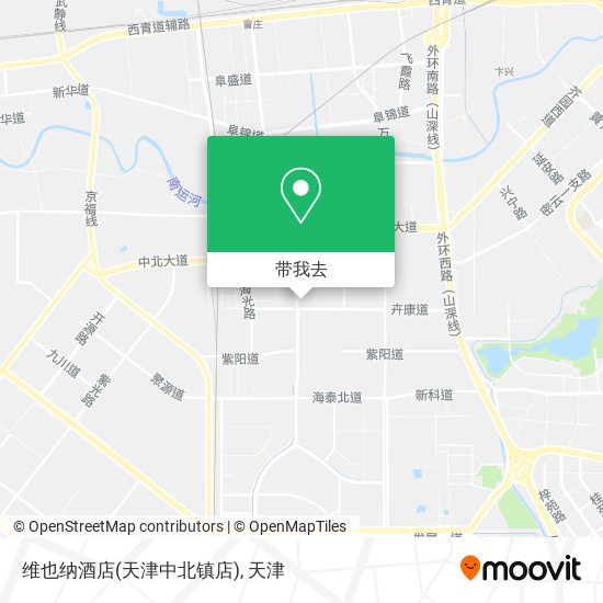 维也纳酒店(天津中北镇店)地图