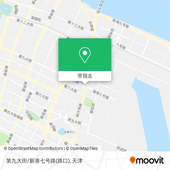 第九大街/新港七号路(路口)地图