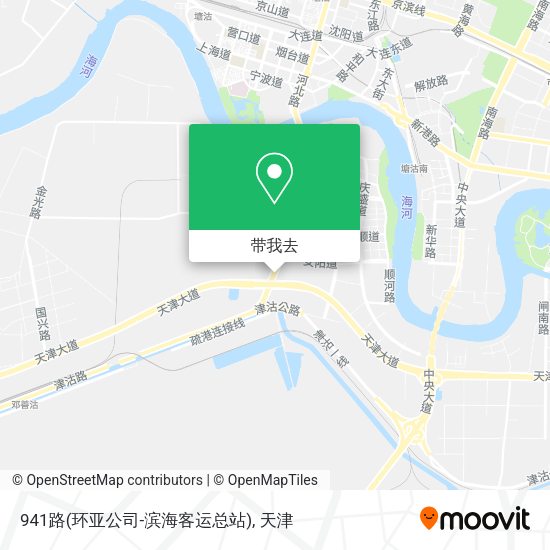941路(环亚公司-滨海客运总站)地图