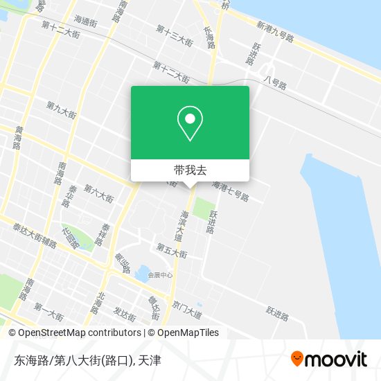 东海路/第八大街(路口)地图