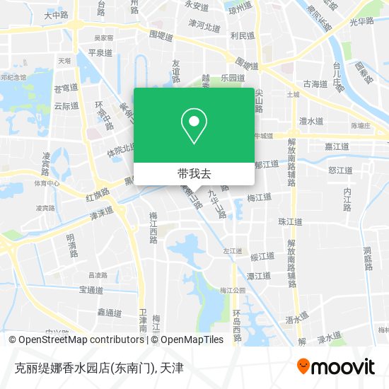 克丽缇娜香水园店(东南门)地图