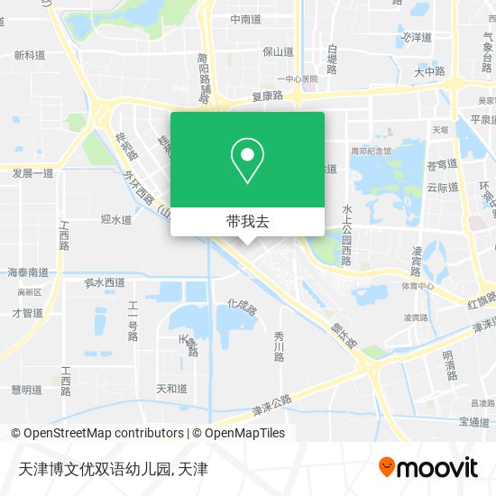 天津博文优双语幼儿园地图