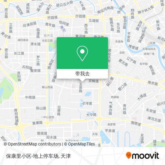 保康里小区-地上停车场地图