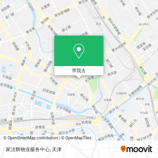 家洁辉物业服务中心地图