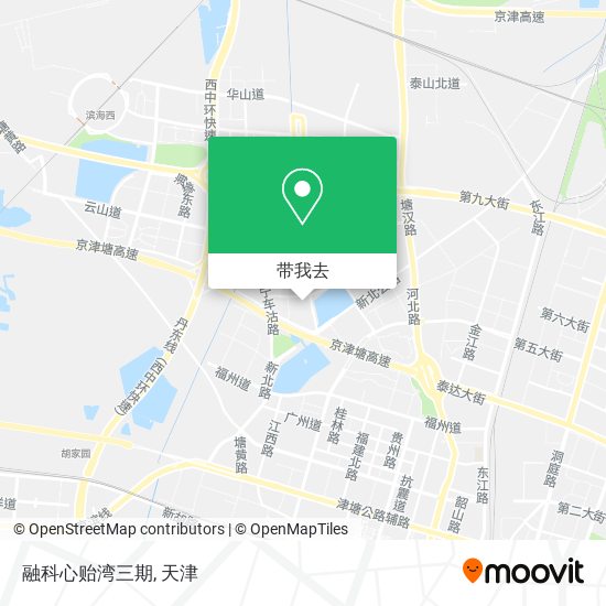 融科心贻湾三期地图