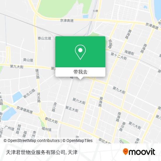 天津君世物业服务有限公司地图