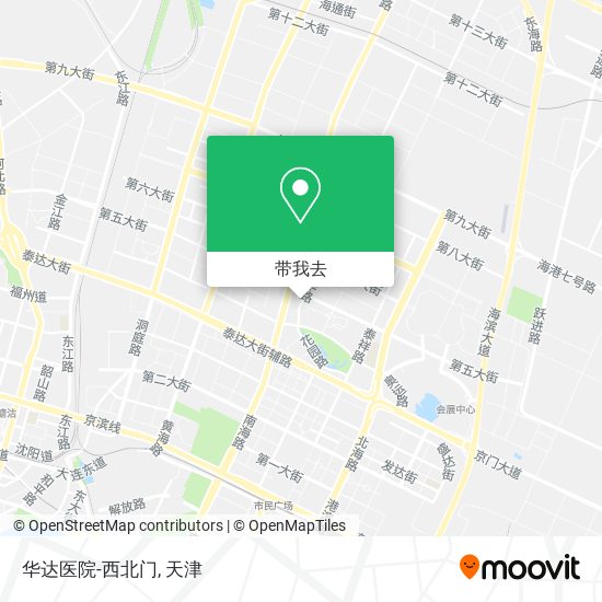 华达医院-西北门地图