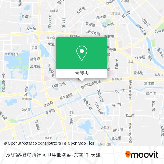 友谊路街宾西社区卫生服务站-东南门地图