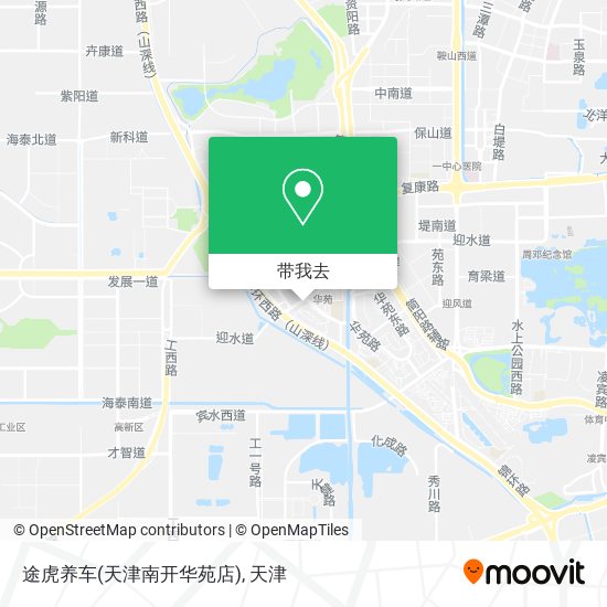途虎养车(天津南开华苑店)地图