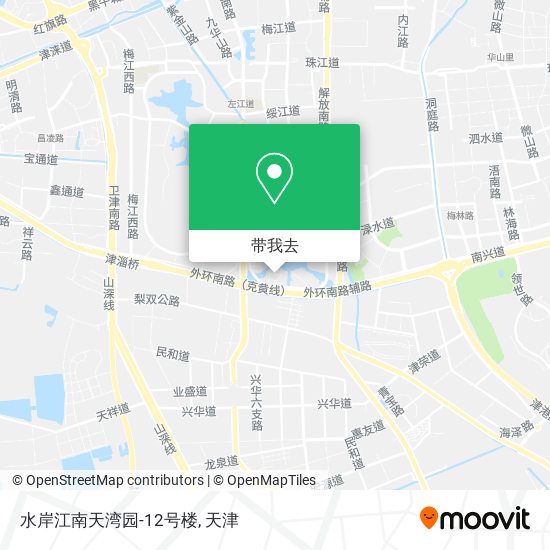 水岸江南天湾园-12号楼地图