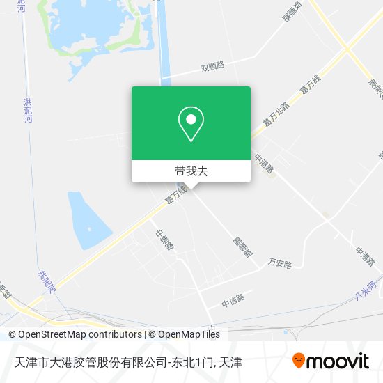 天津市大港胶管股份有限公司-东北1门地图