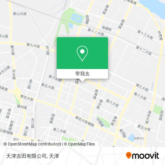 天津吉田有限公司地图
