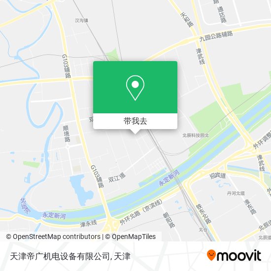 天津帝广机电设备有限公司地图