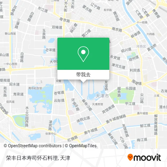 荣丰日本寿司怀石料理地图