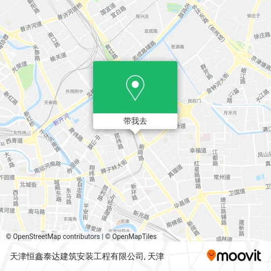 天津恒鑫泰达建筑安装工程有限公司地图