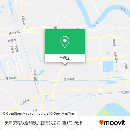 天津荣程联合钢铁集团有限公司-西1门地图