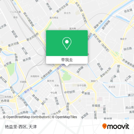 艳益里-西区地图