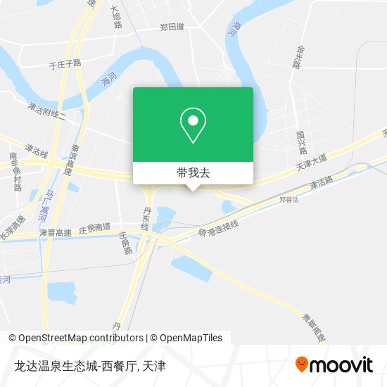 龙达温泉生态城-西餐厅地图