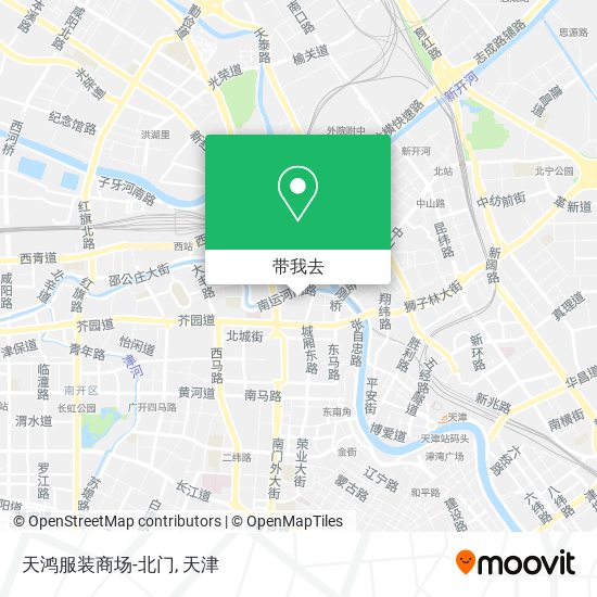天鸿服装商场-北门地图