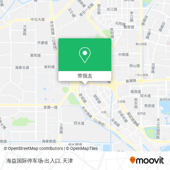 海益国际停车场-出入口地图