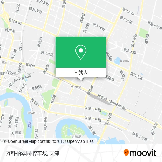 万科柏翠园-停车场地图