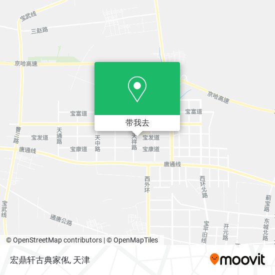 宏鼎轩古典家俬地图