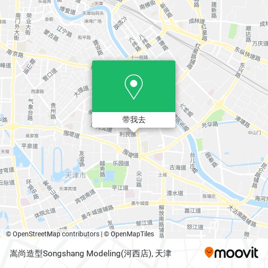 嵩尚造型Songshang Modeling(河西店)地图