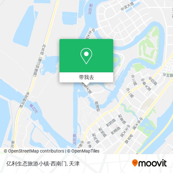 亿利生态旅游小镇-西南门地图