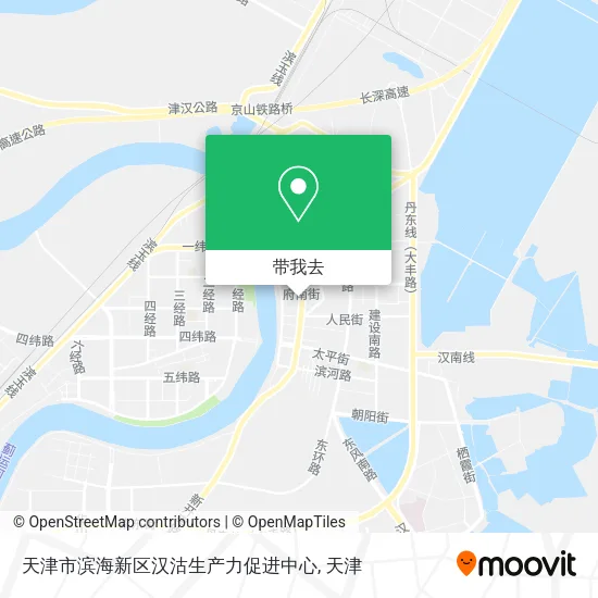 天津市滨海新区汉沽生产力促进中心地图