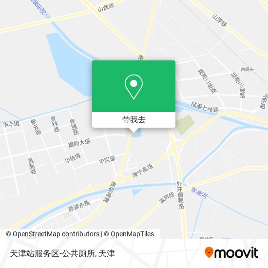 天津站服务区-公共厕所地图