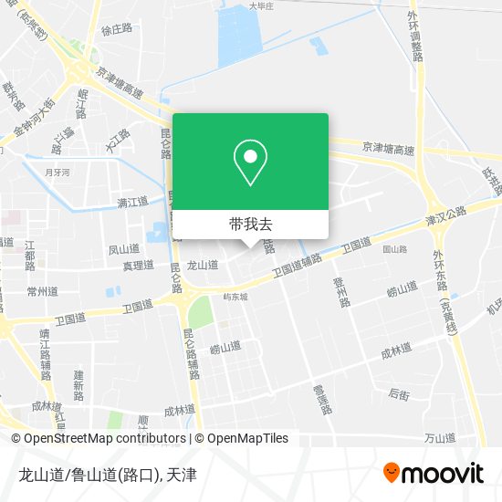 龙山道/鲁山道(路口)地图